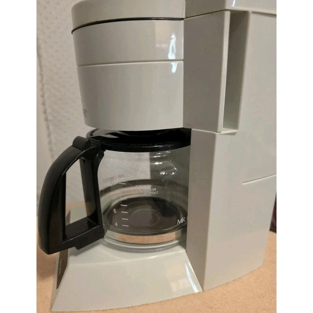 VINTAGE  Mr Coffee Accel 12 Cup Automatic Drip Coffeemaker White PRX20 NE